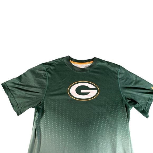 Nike NFL Green Bay Packers Dri-FIT Team Issue Shirt Men’s M Green Gradient Tee - Picture 2 of 13